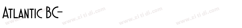 Atlantic BC字体转换
